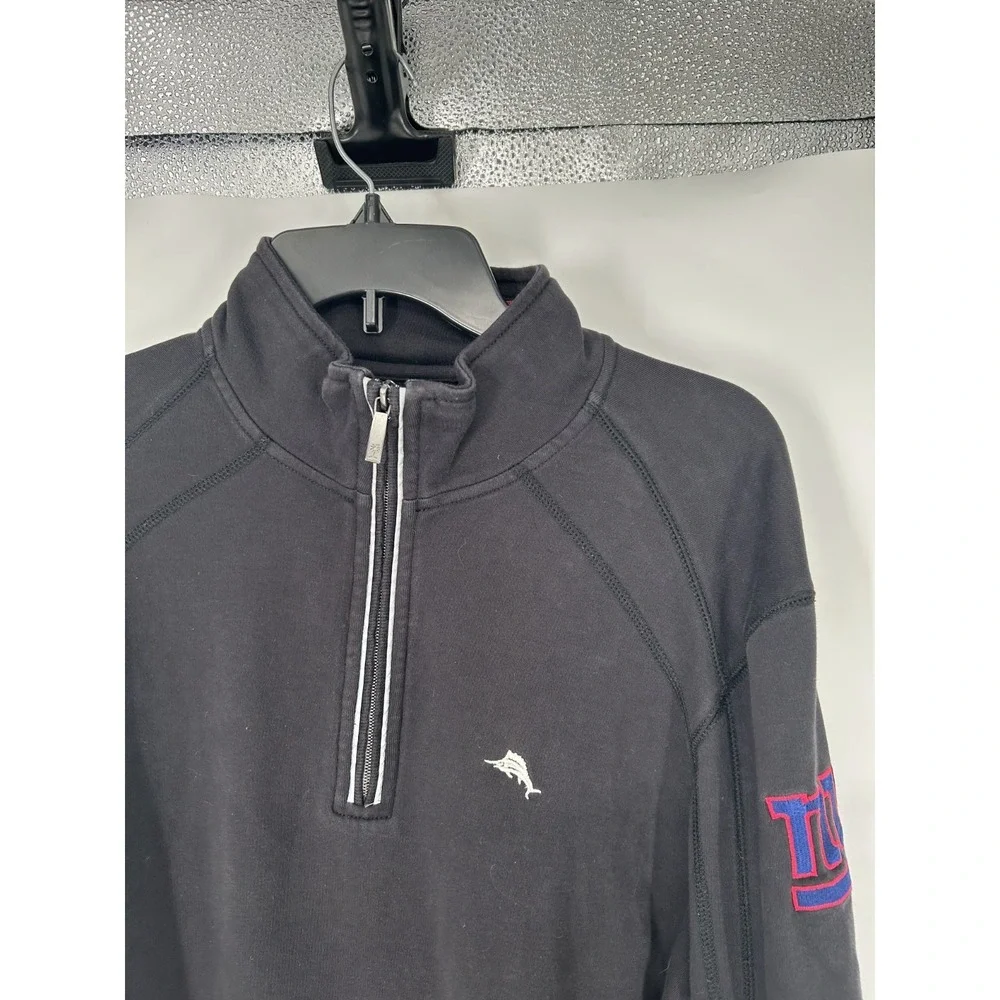 Tommy Bahama NFL New‎ York Giants Sweater Mens Small Knit 1/4 Quarter Zip